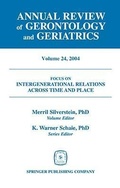 Cover: Annual Review of Gerontology and Geriatrics v. 24 - Springer Publishing Company