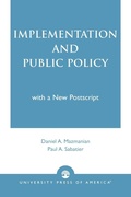 Cover: Implementation and Public Policy - University Press of America