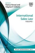 Cover: International Sales Law - Edward Elgar Publishing