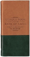 Cover: Chequebook of the Bank of Faith - Tan/Green - Christian Heritage