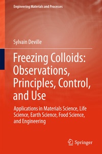 Abbildung von: Freezing Colloids: Observations, Principles, Control, and Use - Springer