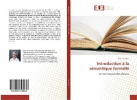 Enlarge image Cover: Introduction à la sémantique formelle - Éditions universitaires européennes