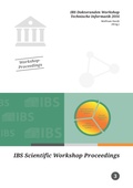 Cover: IBS Doktoranden Workshop Technische Informatik 2016 - TUDpress Verlag der Wissenschaften GmbH