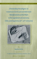 Cover: Ownership Paradigms in American Civil Law Jurisdictions - Martinus Nijhoff