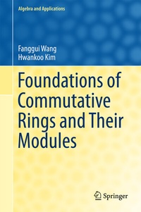 Abbildung von: Foundations of Commutative Rings and Their Modules - Springer