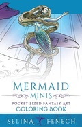 Cover: Mermaid Minis - Pocket Sized Fantasy Art Coloring Book - Fairies and Fantasy Pty Ltd