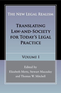 Enlarge image Cover: The New Legal Realism: Volume 1 - Cambridge University Press