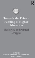 Cover: Towards the Private Funding of Higher Education - Routledge