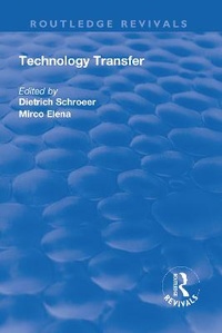 Enlarge image Cover: Technology Transfer - Routledge