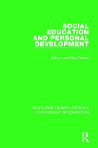 Bild: Social Education and Personal Development - Routledge