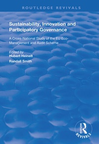 Enlarge image Cover: Sustainability, Innovation and Participatory Governance - Routledge
