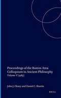 Cover: Proceedings of the Boston Area Colloquium in Ancient Philosophy - University Press of America