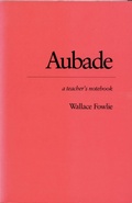 Cover: Aubade - Duke University Press