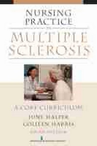 Enlarge image Cover: Nursing Practice in Multiple Sclerosis - Springer Publishing Company
