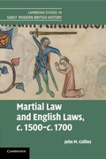 Cover: Martial Law and English Laws, c.1500-c.1700 - Cambridge University Press