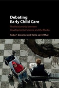 Cover: Debating Early Child Care - Cambridge University Press