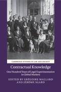 Bild: Contractual Knowledge - Cambridge University Press