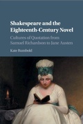 Cover: Shakespeare and the Eighteenth-Century Novel - Cambridge University Press