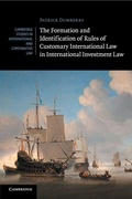 Cover: The Formation and Identification of Rules of Customary International Law in International Investment Law - Cambridge University Press