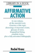 Cover: Affirmative Action - Facts On File Inc