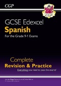 Cover: GCSE Spanish Edexcel Complete Revision & Practice: with Online Edition & Audio (For exams in 2025) - Coordination Group Publications Ltd (CGP)