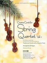 Enlarge image Cover: Creative Carols For String Quartet, Volume 1 - Lillenas Publishing