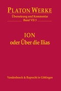 Cover: Ion oder &Uuml;ber die Ilias - Vandenhoeck & Ruprecht