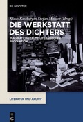 Cover: Die Werkstatt des Dichters - De Gruyter