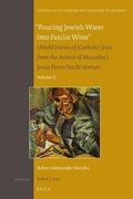 Cover: "Pouring Jewish Water into Fascist Wine" - Brill