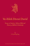 Cover: Ve-Eileh Divrei David - Brill