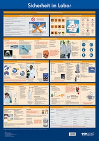 Bild: Wandtafel Sicherheit im Labor - ecomed Storck