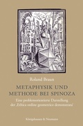 Cover: Metaphysik und Methode bei Spinoza - K&ouml;nigshausen & Neumann