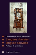 Cover: Langues choisies, langues sauv&eacute;es - K&ouml;nigshausen & Neumann