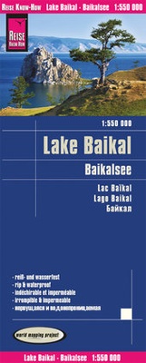 Abbildung von: Reise Know-How Landkarte Baikalsee / Lake Baikal (1:550.000) - Reise Know-How Verlag Peter Rump GmbH
