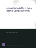 Cover: Leadership Stability in Army Reserve Component Units - RAND