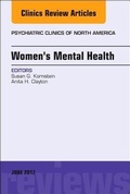 Cover: Women's Mental Health, An Issue of Psychiatric Clinics of North America: Volume 40-2 - Elsevier