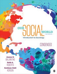 Enlarge image Cover: Our Social World: Condensed - SAGE Publications Inc