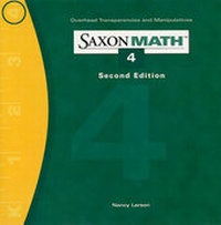 Enlarge image Cover: Saxon Math 4 Overhead Transparencies and Manipulatives - Saxon Publishers