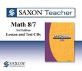 Cover: Saxon Math 87 Teacher CD-ROM - Saxon Publications