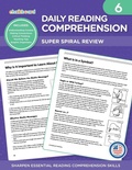Cover: Daily Reading Comprehension Grade 6 - Chalkboard Publishing
