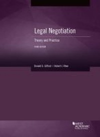 Abbildung von: Legal Negotiation - Foundation Press