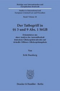 Abbildung von: Der Tatbegriff in §§ 3 und 9 Abs. 1 StGB. - fibre