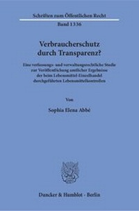 Abbildung von: Verbraucherschutz durch Transparenz? - fibre