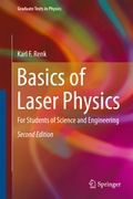 Cover: Basics of Laser Physics - Springer