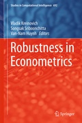 Cover: Robustness in Econometrics - Springer