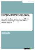 Cover: An analysis of the factors responsible for the alienation of genderqueers in West Punjab Pakistan - GRIN Verlag