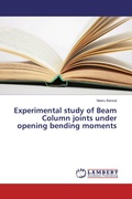 Cover: Experimental study of Beam Column joints under opening bending moments - LAP Lambert Academic Publishing