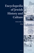 Cover: Encyclopedia of Jewish History and Culture, Volume 3 - Brill