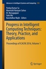 Cover: Progress in Intelligent Computing Techniques: Theory, Practice, and Applications - Springer