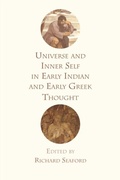 Cover: Universe and Inner Self in Early Indian and Early Greek Thought - Edinburgh University Press